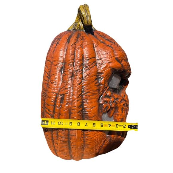 Rotten Patch Halloween Huge 25 In Pumpkin Light Up LED Jack O Lantern New - Picture 9 of 9